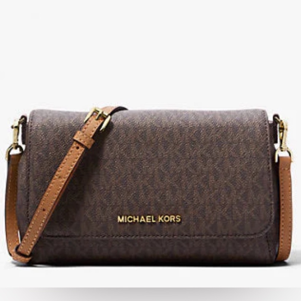 New MICHAEL KORS 
Medium Logo Convertible Crossbody Bag. 13